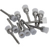 DC Zahnreinigungsbürsten Packung 50 darab, lila, medium