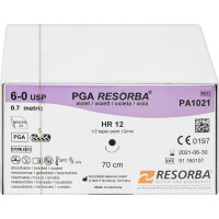 RESORBA® PGA - 24 darabos csomag, , HR12, USP 6/0 - PAN 1021