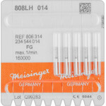 Diamanten 808L, gyémántcsiszoló, fekete, ISO 014, FG, 5 darab