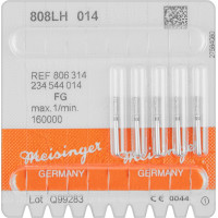 Diamanten 808L, gyémántcsiszoló, fekete, ISO 014, FG, 5 darab