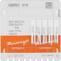 Diamant 808R, gyémántcsiszoló, fekete, ISO 014, FG, 5 darab