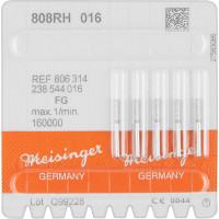 Diamant 808R, gyémántcsiszoló, fekete, ISO 016, FG, 5 darab