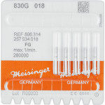 Diamanten 830, gyémántcsiszoló, zöld, ISO 018, FG, 5 darab
