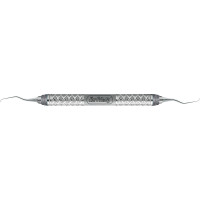 Küretten Gracey Mikro Mini Five EverEdge™ 2.0 - 1 db, Figur 1/2, oral/labial, Griff #9, szürke - SMS1/291E2 Küretten Gracey Mikro Mini Five EverEdge™ 2.0 - 1 db, Figur 1/2, oral/labial, Griff #9, szürke - SMS1/291E2