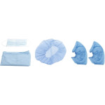 OP-Set Assistenz steril - Set 1 OP-Kittel, 1 Haube, 1 Mundschutz, 1 Paar Kunststoff-Überschuhe - 270103
