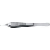 Micro-Pinzette nach Adson - Stück 1208-115, 1 mm, 150 mm, gerade, gezahnt Micro-Pinzette nach Adson - Stück 1208-115, 1 mm, 150 mm, gerade, gezahnt