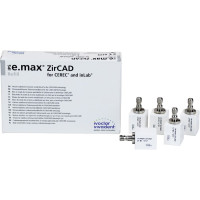 IPS e.max ZirCAD for CEREC/Inlab Packung 5 Blöcke LT B1 C17