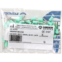 Prophy Cup, Polírozó (Profilaxis), Könyökdarab (CA, Ø 2,35 mm, ISO 204) Kehely, Egyszerhasználatos termék, 50 darab