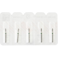 Diamanten 835KR, gyémántcsiszoló, zöld, ISO 012, FG, 5 darab
