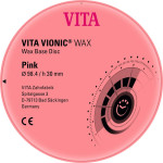 VITA VIONIC® WAX - rózsaszín darab, átmérője 98,4 mm, 30 mm-es H