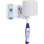 Dental szett, complete Packung Otto (1 Zahnbürste, 1 Zahnputzuhr mit Halter) kék