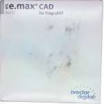 IPS e.max® CAD for PrograMill - Packung 5 Stück Gr. I12, BL2 HT - 686560