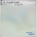 IPS e.max® CAD for PrograMill - Packung 5 Stück Gr. I12, B3 HT - 686570