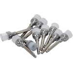 Kelchbürsten, 10 darab, fehér, 4 mm, Nylonbesatz, RA