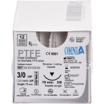 PTFE varróanyagok - csomagolás 12 cm-es darabot 75, méret 6/0, 1/2 kör gyémánt, 10 mm-es