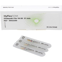 HyFlex™ EDM NiTii-reszelő-utántöltő, Glidepath, 21 mm, Taper.05 ISO 010, 3 darab