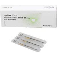 HyFlex™ EDM NiTi-reszelő-utántöltő, Prep Feilen 25 mm, Taper.05 ISO 020, 3 darab