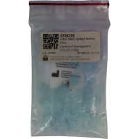 SMD Memo - Packung 100 Stück transparent, 0,5 mm, perforiert