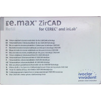 IPS e.max ZirCAD for CEREC/Inlab - Packung 3 Stück LT BL B45