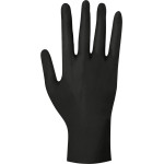 Nitril® Black - 100 darabos csomag, púdermentes, fekete, M - 1284M