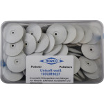 Unisoft (9627), Polírozó (Univerzális), szereletlen Korong, fehér, 100 darab