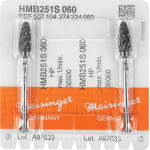 Black Cobra HM 251, frézer, fekete ISO 060, HP, 2 darab