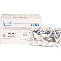 Castorit (All Speed), Beágyazó massza (K & H, Fémlemez) (Gipsz), Zacskók, 150 g, 40 darab