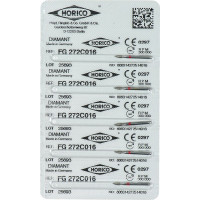 Diamant FG 272, gyémántcsiszoló, piros, ISO 016, 5 darab