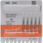 Diamanten 845, gyémántcsiszoló, kék, ISO 014, RA, 5 darab