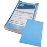 Normtrayeinlagen - 250 darabos csomag, 28 x 18 cm, kék - 14271