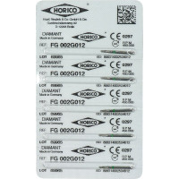 Diamant FG 002, gyémántcsiszoló, zöld, ISO 012, 5 darab