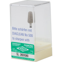 Gyémántcsiszoló (Szintergyémánt) (351 S) (Super-Long Life), Kézidarab (HPH, Ø 2,35 mm, ISO 105, 48 mm) ISO 60 szuperdurva, forgó, Szintergyémánt, 12 mm, 1 darab