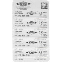 Diamant FG 304, gyémántcsiszoló, ISO 018, 5 darab Diamant FG 304, gyémántcsiszoló, ISO 018, 5 darab