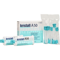 kristall® PERFECT A50 - csomag 2 x 50 ml kartus, 12 keverőhegy zöld - 82506