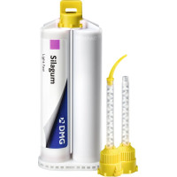 Silagum Light - Vorteilspackung 8 x 50 ml duplakartus gyors, 50 Automix-Tips, 50 Intraoral-Tips - 909720