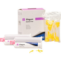 Silagum Medium - csomag 2 x 50 ml duplakartus gyors, 12 Automix-Tips, 12 Intraoral-Tips - 909717