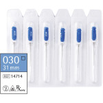 Omni (31 mm) (ISO 30), K-reszelő (kézzel), Fogantyú - műanyag ISO 30 sterilizálható 200°C-ig, ISO színkódolt, Nemesacél, 31 mm, 6 darab