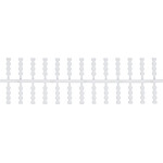 Retenciók (II), fehér, Műanyag, 500 darab