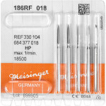 Chirurgie Fräser 186 - 5 darabos csomag, rostfreier Stahl, HP, Figur 684, 12 mm, ISO 018 - 330 104 684 377 018