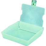 Munkatál, (203 x 203 x 60 mm), világoszöld, Műanyag, 1 darab