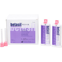 betasil® VARIO MEDIUM - Großpackung 6 x 50 ml kartus, 36 keverőhegy rózsaszín - 86501