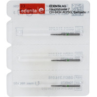 Diamanten GSD1, gyémántcsiszoló, zöld, ISO 016, FG, 3 darab Diamanten GSD1, gyémántcsiszoló, zöld, ISO 016, FG, 3 darab