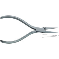 Flachzange - 1 db, 47-518-14-07, schmal, gerieft, Länge 145 mm - 47-518-14-07