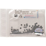 Stop Card + Dispenser, (3,5 x 1 mm), Endo stops, fekete, Szilikon, 100 darab