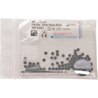 Stop Card + Dispenser, (3,5 x 1 mm), Endo stops, fekete, Szilikon, 100 darab