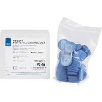 Polírozó (Fém) (LB), szereletlen ISO 220 Korong, finom, Gumi, 3 mm, 60 darab