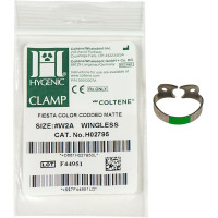 HYGENIC® Fiesta® Klammern - 1 db, nélkül Flügel, für Prämolaren, W2A - H02795 HYGENIC® Fiesta® Klammern - 1 db, nélkül Flügel, für Prämolaren, W2A - H02795