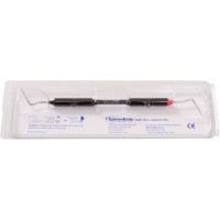 Endo-Plugger (1) (Buchanan), Fogantyú kétvégű - Műanyag piros, Nikkel Titán - Nemesacél, 1, 1 darab