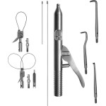 KKD® Typ B - Profi Kit 1 db, 3 Ansätze (Typ 1, Typ 2, Typ 3), Single-, Double Loop-Tip, Ersatzseile - 06808S