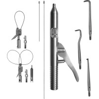 KKD® Typ B - Profi Kit 1 db, 3 Ansätze (Typ 1, Typ 2, Typ 3), Single-, Double Loop-Tip, Ersatzseile - 06808S